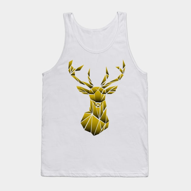 Geometric Deer Tank Top by Heartfeltarts